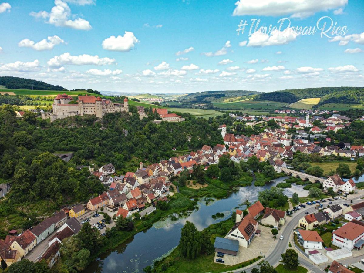 Old Bavarian House On The Romantic Road Харбург Экстерьер фото